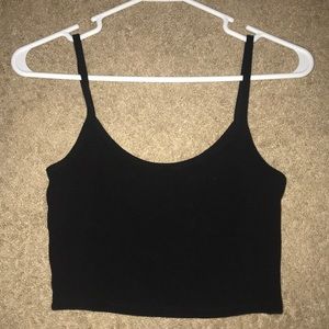 Brandy Melville black crop top